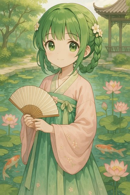 萝莉岛动漫-古风少女